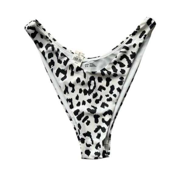 aerie size S/XS mismatch bikini SMALL black top and XS leopard bottom - Picture 5 of 16